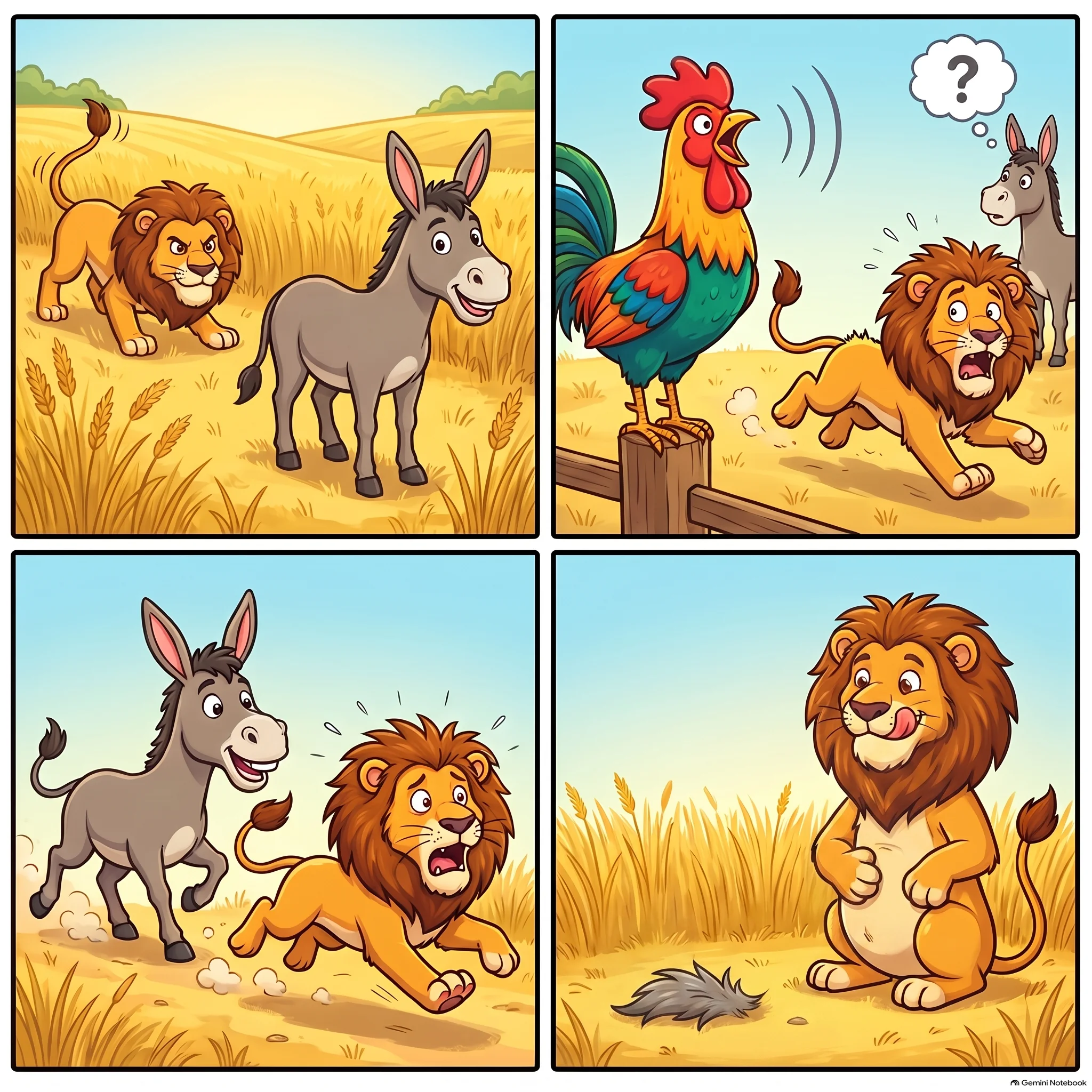 The Lion and the Donkey